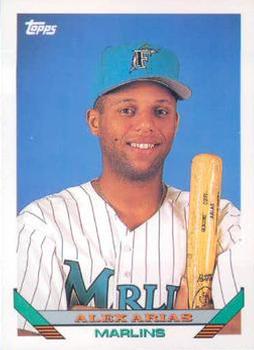 #516 Alex Arias - Florida Marlins - 1993 Topps Baseball