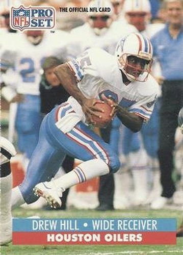 #516 Drew Hill - Houston Oilers - 1991 Pro Set Football
