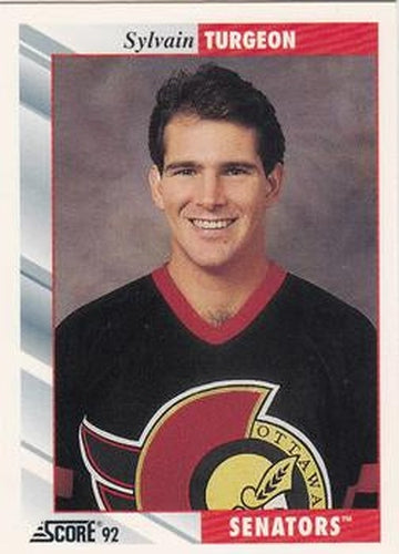 #516 Sylvain Turgeon - Ottawa Senators - 1992-93 Score USA Hockey