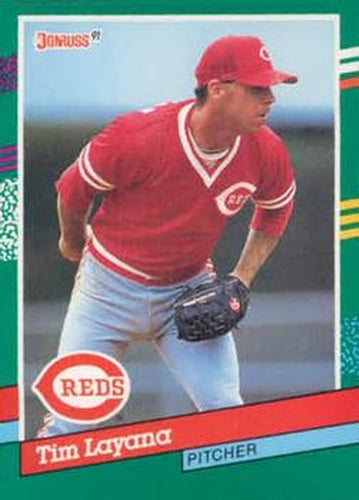 #516 Tim Layana - Cincinnati Reds - 1991 Donruss Baseball