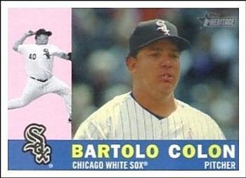 #516 Bartolo Colon - Chicago White Sox - 2009 Topps Heritage Baseball