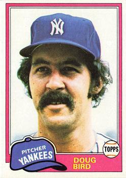 #516 Doug Bird - New York Yankees - 1981 Topps Baseball