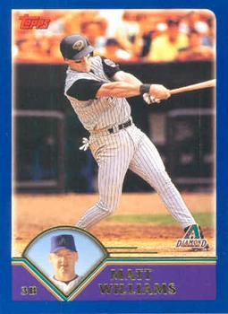 #516 Matt Williams - Arizona Diamondbacks - 2003 Topps Baseball