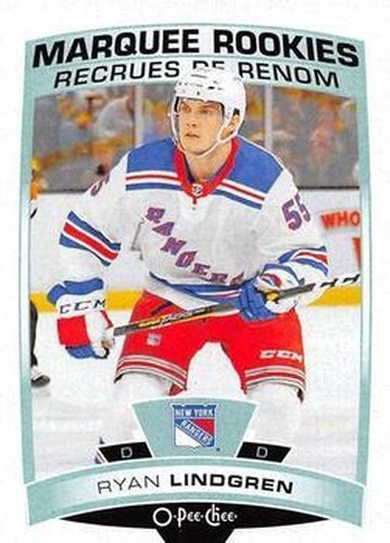 #516 Ryan Lindgren - New York Rangers - 2019-20 O-Pee-Chee Hockey