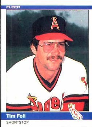 #516 Tim Foli - California Angels - 1984 Fleer Baseball