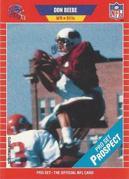 #516 Don Beebe - Buffalo Bills - 1989 Pro Set Football
