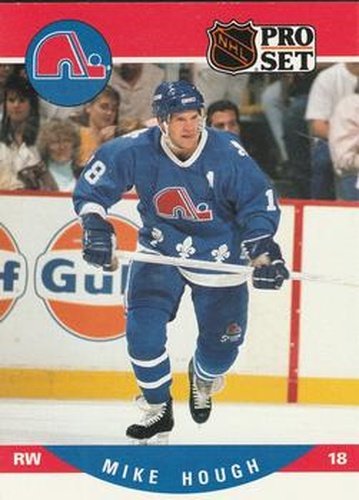 #516 Mike Hough - Quebec Nordiques - 1990-91 Pro Set Hockey