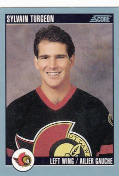 #516 Sylvain Turgeon - Ottawa Senators - 1992-93 Score Canadian Hockey