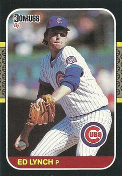 #516 Ed Lynch - Chicago Cubs - 1987 Donruss Baseball