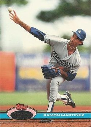#516 Ramon Martinez - Los Angeles Dodgers - 1991 Stadium Club Baseball