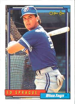 #516 Ed Sprague - Toronto Blue Jays - 1992 O-Pee-Chee Baseball