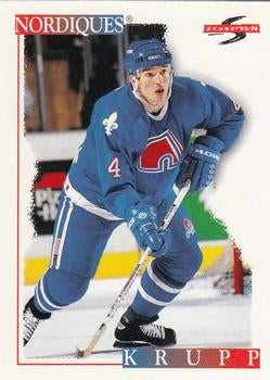 #108 Uwe Krupp - Quebec Nordiques - 1995-96 Score Hockey