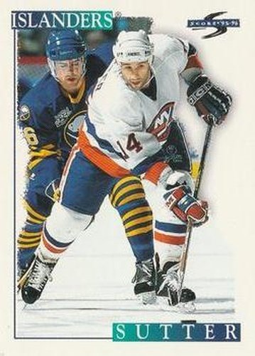 #113 Ron Sutter - New York Islanders - 1995-96 Score Hockey