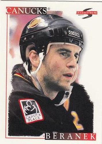 #118 Josef Beranek - Vancouver Canucks - 1995-96 Score Hockey