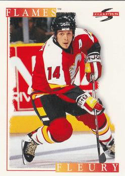 #121 Theoren Fleury - Calgary Flames - 1995-96 Score Hockey