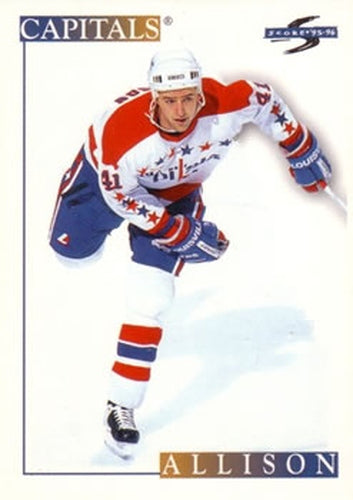 #128 Jason Allison - Washington Capitals - 1995-96 Score Hockey