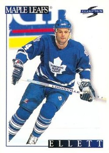#129 Dave Ellett - Toronto Maple Leafs - 1995-96 Score Hockey