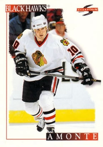 #133 Tony Amonte - Chicago Blackhawks - 1995-96 Score Hockey