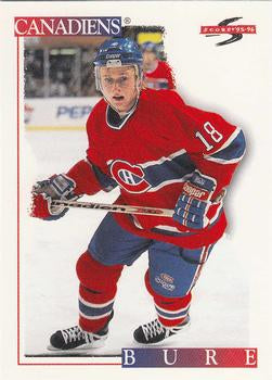 #138 Valeri Bure - Montreal Canadiens - 1995-96 Score Hockey