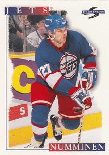 #139 Teppo Numminen - Winnipeg Jets - 1995-96 Score Hockey