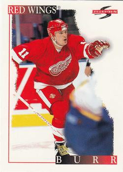 #13 Shawn Burr - Detroit Red Wings - 1995-96 Score Hockey