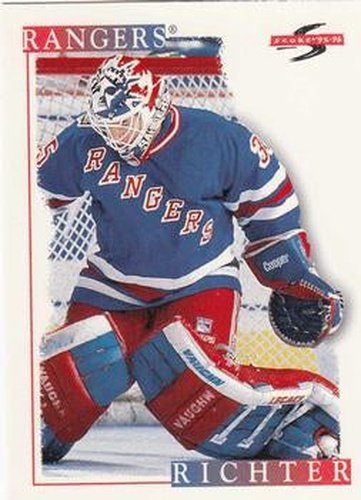 #140 Mike Richter - New York Rangers - 1995-96 Score Hockey