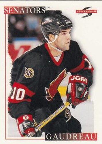 #141 Rob Gaudreau - Ottawa Senators - 1995-96 Score Hockey