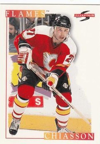 #146 Steve Chiasson - Calgary Flames - 1995-96 Score Hockey