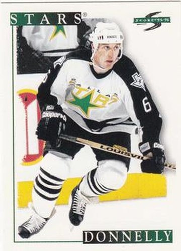 #147 Mike Donnelly - Dallas Stars - 1995-96 Score Hockey