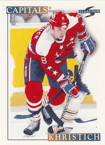 #151 Dmitri Khristich - Washington Capitals - 1995-96 Score Hockey