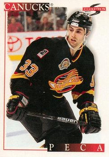 #157 Michael Peca - Vancouver Canucks - 1995-96 Score Hockey