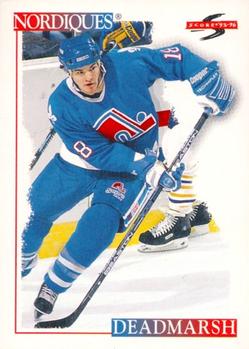 #168 Adam Deadmarsh - Quebec Nordiques - 1995-96 Score Hockey