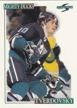 #16 Oleg Tverdovsky - Anaheim Mighty Ducks - 1995-96 Score Hockey