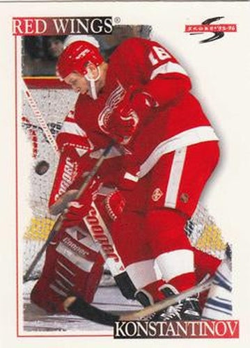#176 Vladimir Konstantinov - Detroit Red Wings - 1995-96 Score Hockey