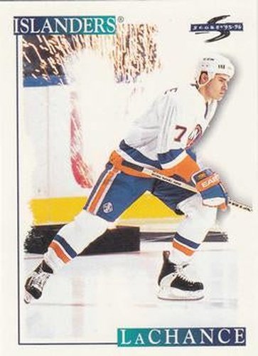 #177 Scott Lachance - New York Islanders - 1995-96 Score Hockey