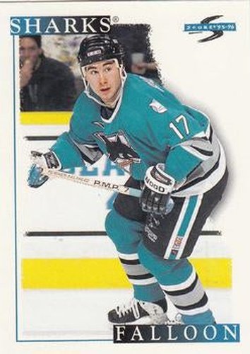 #184 Pat Falloon - San Jose Sharks - 1995-96 Score Hockey