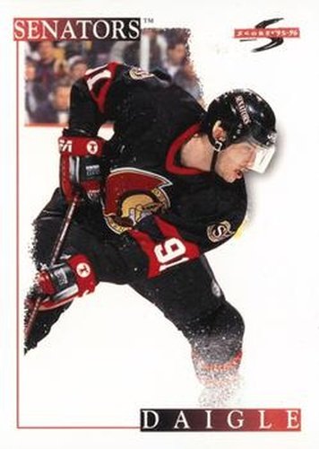 #18 Alexandre Daigle - Ottawa Senators - 1995-96 Score Hockey