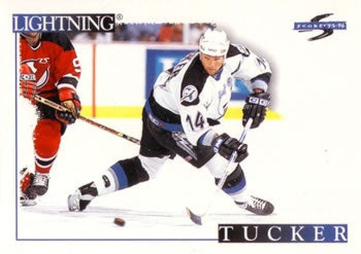 #191 John Tucker - Tampa Bay Lightning - 1995-96 Score Hockey