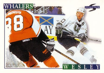 #194 Glen Wesley - Hartford Whalers - 1995-96 Score Hockey