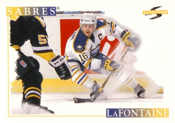 #201 Pat LaFontaine - Buffalo Sabres - 1995-96 Score Hockey