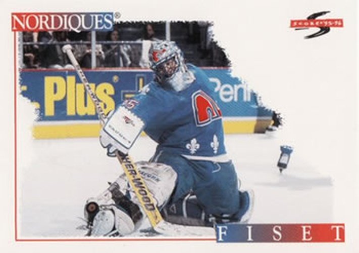 #205 Stephane Fiset - Quebec Nordiques - 1995-96 Score Hockey