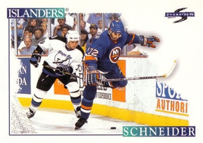 #206 Mathieu Schneider - New York Islanders - 1995-96 Score Hockey
