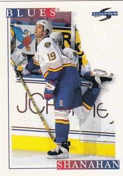 #20 Brendan Shanahan - St. Louis Blues - 1995-96 Score Hockey