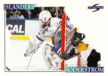#215 Tommy Soderstrom - New York Islanders - 1995-96 Score Hockey