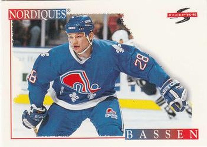 #216 Bob Bassen - Quebec Nordiques - 1995-96 Score Hockey