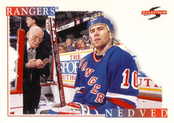 #220 Petr Nedved - New York Rangers - 1995-96 Score Hockey
