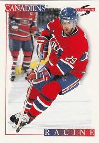 #221 Yves Racine - Montreal Canadiens - 1995-96 Score Hockey