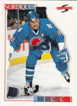 #234 Mike Ricci - Quebec Nordiques - 1995-96 Score Hockey