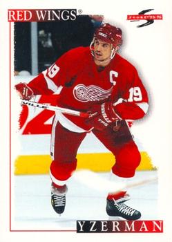 #240 Steve Yzerman - Detroit Red Wings - 1995-96 Score Hockey
