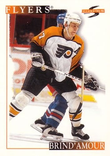 #244 Rod Brind'Amour - Philadelphia Flyers - 1995-96 Score Hockey